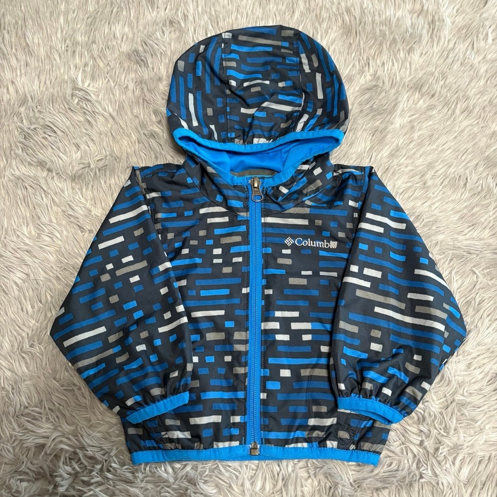 Columbia Omni-Wick Raincoat Windbreaker Blue Navy Baby‎ Boy 6-12 Months Spring